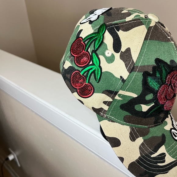 “Love in Paris” Adjustable Camo Cap - Picture 3 of 4